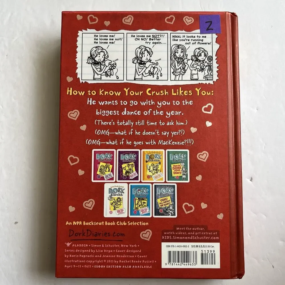 Dork Diaries 6 Tales from a Not So Happy Heartbreaker Hardcover Rachel Renee Rus